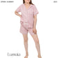 Pijama Short Rosa Palo